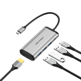  Hub Mở Rộng Kết Nối Đa Năng VENTION CNB (Type-C to HDMI/USB3.0*3/PD) 