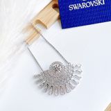  Dây chuyền Swarovski đá nhảy trắng hình quạt - Swarovski Sparkling Dance Dial Up Necklace 