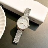  Đồng hồ Swarovski Attract tone trắng - Attract watch Swiss Made, Pavé, Metal bracelet, Silver tone, Stainless steel 