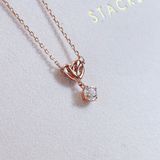  Dây chuyền Swarovski Lifelong trái tim - Swarovski Lifelong Heart pendant White, Rose gold-tone plated 