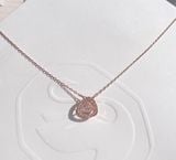  Dây chuyền Swarovski Millenia đá nhảy Trilliant cut màu vàng hồng -Millenia necklace Trilliant cut, White, Rose gold-tone plated 