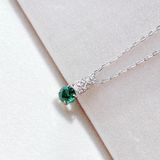  Dây chuyền Swarovski Attract Trilogy màu trắng mix xanh - Attract Trilogy pendant Green, Rhodium plated 