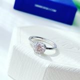  Nhẫn Swarovski Constella Princess cut - Swarovski Constella cocktail ring Princess cut, White, Rhodium plated 