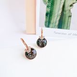  Khuyên tai Swarovski Bella V (màu trắng, xám) - Swarovski Bella V Pierced Earrings (white, grey) 