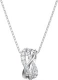  Dây chuyền Swarovski Twist màu trắng/ vàng hồng - Swarovski Twist necklace White/ Rose gold-tone plated 
