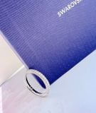  Nhẫn Swarovski Stone trắng - Swarovski Stone ring White, Rhodium plated 