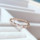  Nhẫn Swarovski Vittore Marquise vàng hồng - Swarovski Vittore Marquise ring, rose-gold tone plated 