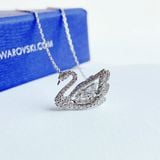 Dây chuyền thiên nga Swarovski đá nhảy trắng - Swarovski Dancing Swan necklace 