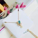  Dây chuyền Swarovski bạch tuộc ôm ngọc - Swarovski Ocean Octopus Crystal Necklace 