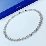  Vòng cổ Swarovski full pha lê trắng - Swarovski Angelic necklace Round cut, White, Rhodium plated 