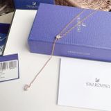  Dây chuyền Swarovski Attract chữ Y - Swarovski Attract Soul Y necklace Mixed cuts, White, Rose gold-tone plated 