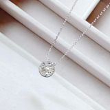  Dây chuyền Swarovski Bella trắng full box - Swarovski Bella V pendant Round cut, White, Rhodium plated 
