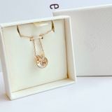  Dây chuyền Swarovski Bella V màu hồng, màu vàng (mẫu mới) - Bella V pendant Round cut, Pink, Gold tone 