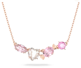  Dây chuyền Swarovski Gema kẹo ngọt - Swarovski Gema 520 pendant Candy and heart, Pink, Rose gold-tone plated 
