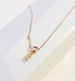  Cariti pendant Red bean ice, Multicolored, Gold-tone plated 