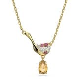  Cariti pendant Red bean ice, Multicolored, Gold-tone plated 