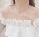  Dây chuyền Swarovski Angelic trắng - Swarovski Angelic pendant Round cut, White, Rhodium plated 