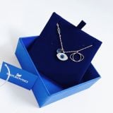  Dây chuyền Swarovski Evil Eye - Swarovski Symbolic pendant Evil eye, Blue, Mixed metal finish 
