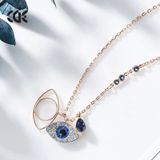  Dây chuyền Swarovski Evil Eye - Swarovski Symbolic pendant Evil eye, Blue, Mixed metal finish 