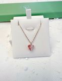 Gema 520 pendant Heart, Pink, Rose gold-tone plated 