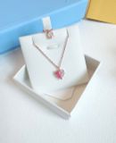  Gema 520 pendant Heart, Pink, Rose gold-tone plated 