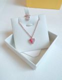  Gema 520 pendant Heart, Pink, Rose gold-tone plated 
