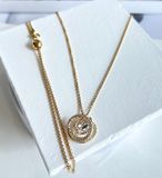  Dây Swarovski Generation màu vàng - Swarovski Generation pendant White, Gold-tone plated 