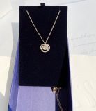  Dây Swarovski Generation màu vàng - Swarovski Generation pendant White, Gold-tone plated 