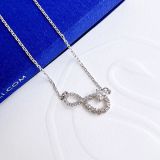  Dây chuyền Swarovski Infinity trắng - Swarovski Infinity necklace, White, Rhodium plated 