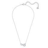  Dây chuyền Swarovski Infinity trắng - Swarovski Infinity necklace, White, Rhodium plated 