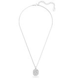  Dây chuyền thiên nga Swarovski khắc thiên nga đeo 2 mặt màu trắng- Swarovski Signum pendant White, Rhodium plated 