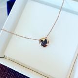  Dây chuyền Swarovski mặt khắc thiên nga - Swarovski Round Swan Design Pendant Necklace 