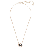  Dây chuyền Swarovski mặt khắc thiên nga - Swarovski Round Swan Design Pendant Necklace 