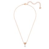  Dây chuyền Swarovski Lifelong trái tim - Swarovski Lifelong Heart pendant White, Rose gold-tone plated 
