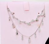  Dây chuyền Mayfly đôi Swarovski - Swarovski Mayfly necklace, white rhodium plated 