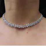  Dây chuyền Swarovski Millenia pear cut - Swarovski Millenia necklace Pear cut, White, Rhodium plated 