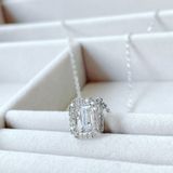  Dây chuyền Swarovski Millenia đá nhảy trắng - Swarovski Millenia pendant Octagon cut, White, Rhodium plated 