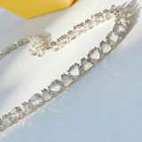  Dây Chuyền Swarovski Millenia full pha lê trắng - Swarovski Millenia Necklace Trilliant Cut, White, Rhodium Plated 