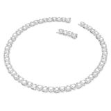  Dây Chuyền Swarovski Millenia full pha lê trắng - Swarovski Millenia Necklace Trilliant Cut, White, Rhodium Plated 