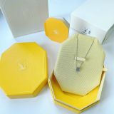  Dây chuyền Millenia dancing xanh Swarovski - Swarovski Millenia necklace Octagon cut, Blue, Rhodium plated 