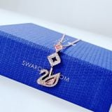  Dây chuyền thiên nga Swarovski dazzling hồng chữ Y - Swarovski Dazzling Swan Y necklace Swan, Pink, Rose gold-tone plated 