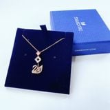  Dây chuyền thiên nga Swarovski dazzling hồng chữ Y - Swarovski Dazzling Swan Y necklace Swan, Pink, Rose gold-tone plated 