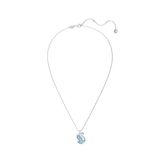  Dây chuyền thiên nga Swarovski tung cánh mẫu new màu xanh biển - Swarovski Iconic Swan pendant Swan, Medium, Blue, Rhodium plated 