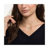  Dây Swarovski phím đàn màu gold - Swarovski Pleasant Piano Necklace Multi-colored, Gold-tone plated 