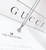  Dây chuyền Swarovski Solitaire trắng - Solitaire pendant Round cut, White, Rhodium plated 