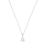  Dây chuyền Swarovski Solitaire trắng - Solitaire pendant Round cut, White, Rhodium plated 