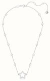  Dây chuyền Stella Swarovski mix ngọc trai - Swarovski Stella necklace Star, White, Rhodium plated 
