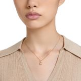  Dây chuyền Swarovski Stilla vuông màu vàng - Swarovski Stilla pendant Square cut, Yellow, Gold-tone plated 