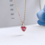  Dây chuyền Swarovski Stilla tim đỏ - Swarovski Stilla pendant Heart, Red, Gold-tone plated 