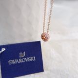  Dây chuyền Swarovski Stone hồng - Swarovski Stone pendant Pink, Rose gold-tone plated 